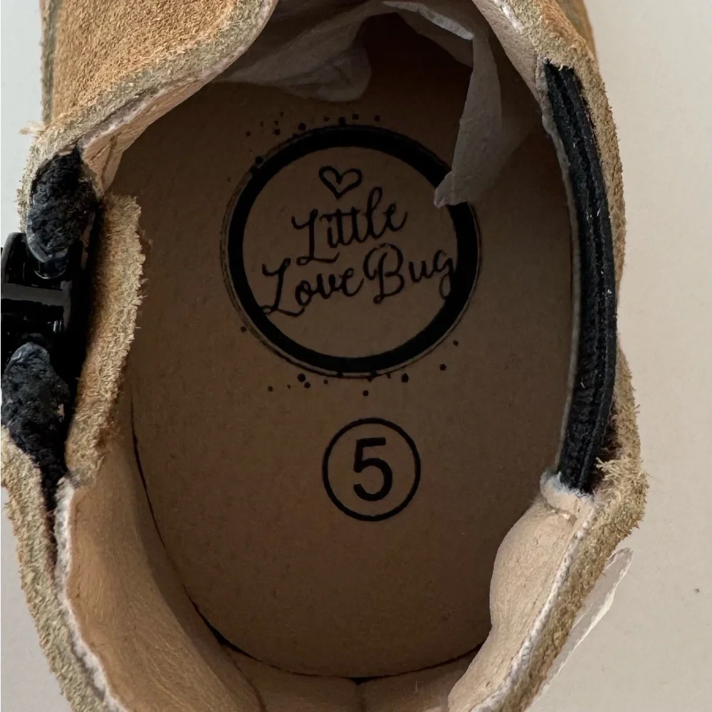Little Lovebug - Tan Suede boots - Picture 4 of 5